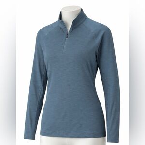 Puma Women's Long Sleeve Blue Top